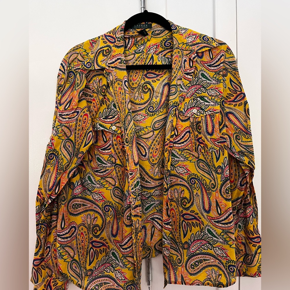 Ralph Lauren Paisley Button Down